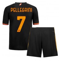 AS Roma Lorenzo Pellegrini #7 Kolmas Peliasu Lasten 2023-24 Lyhythihainen (+ Lyhyet housut)